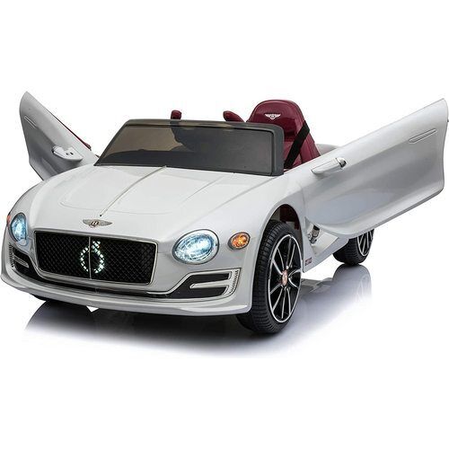 Premium Bentley Style Kids Electric Ride On Car with Remote Control - White