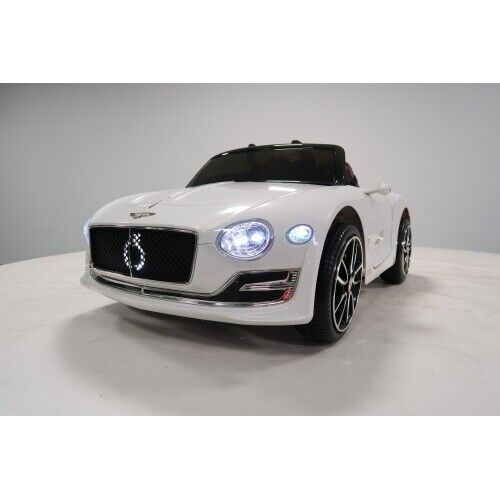 Premium Bentley Style Kids Electric Ride On Car with Remote Control - White