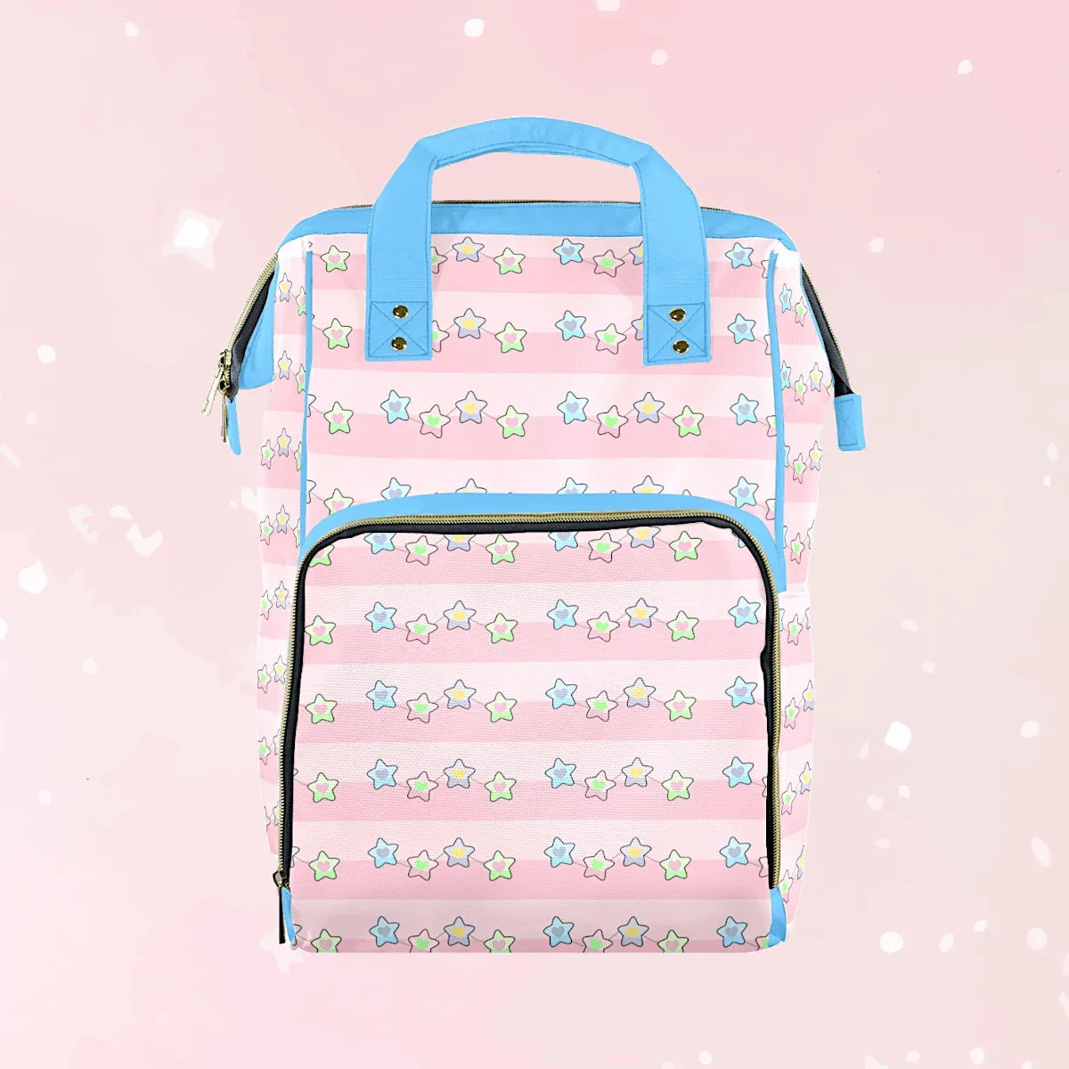 Cosmic Stripes Large Diaper Bag