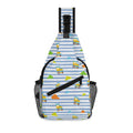 Choo-Choo Stripes Unisex Crossbody Bag