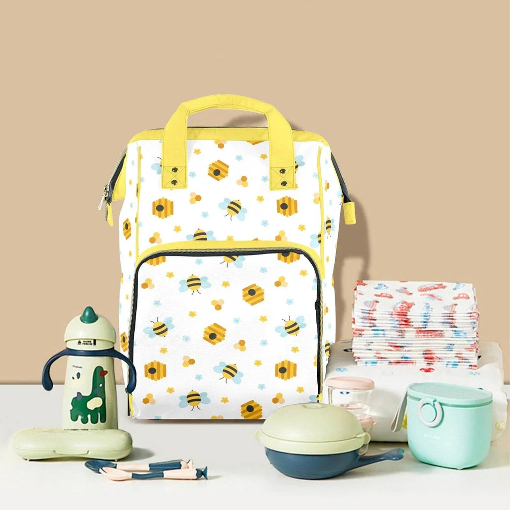 Honeybees Large Diaper Bag