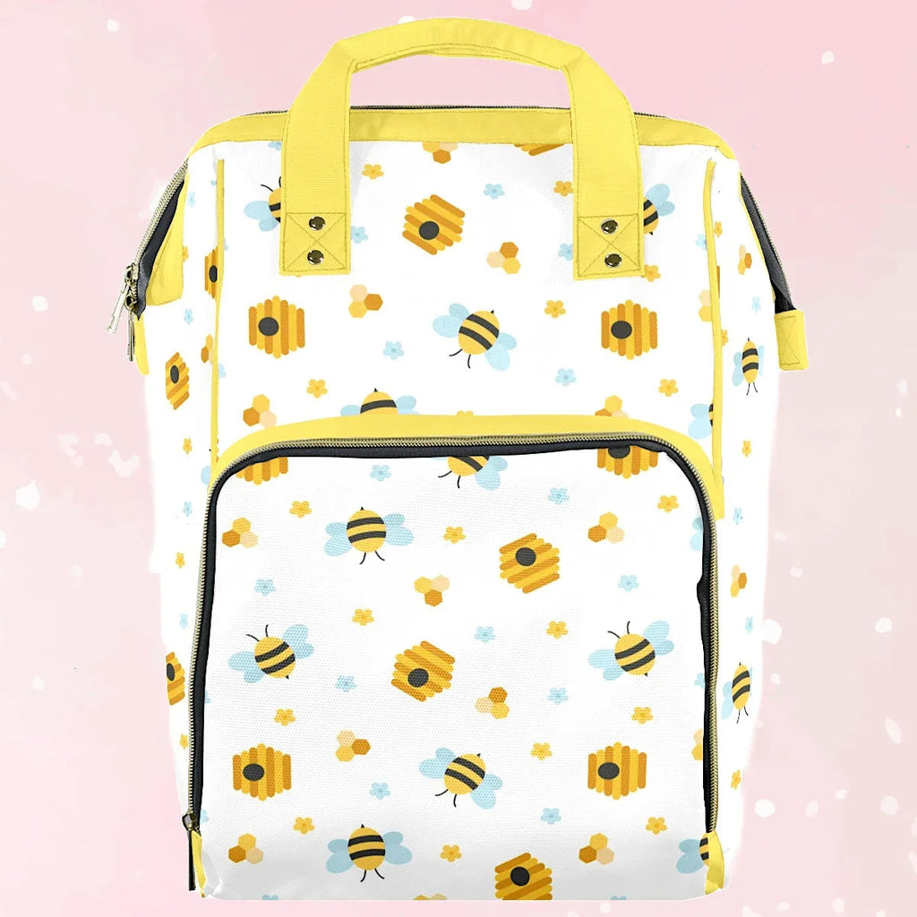 Honeybees Large Diaper Bag