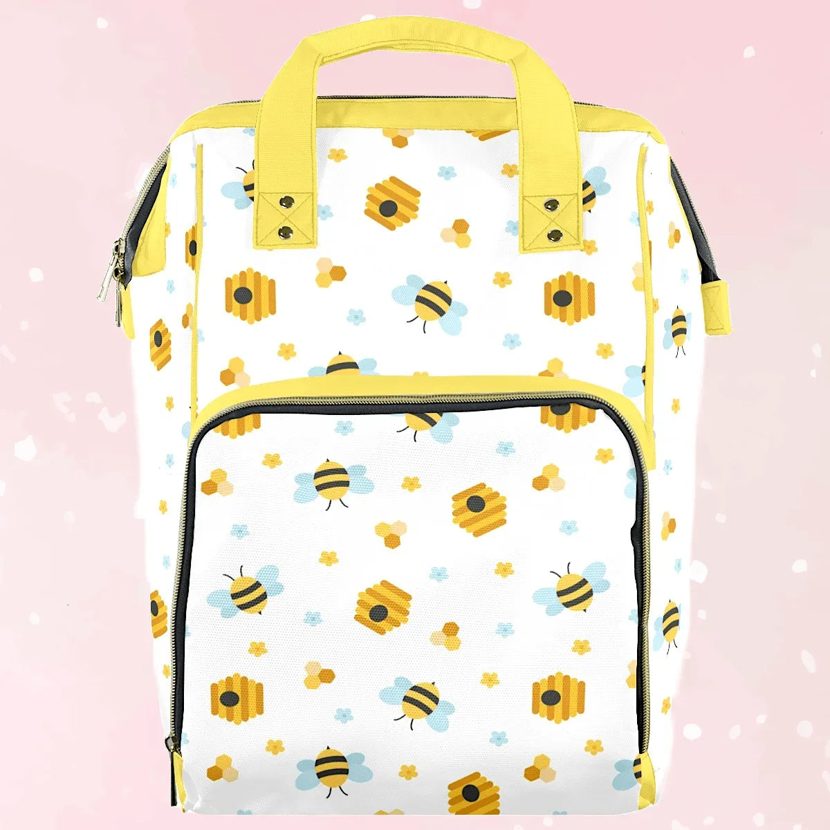 Honeybees Large Diaper Bag