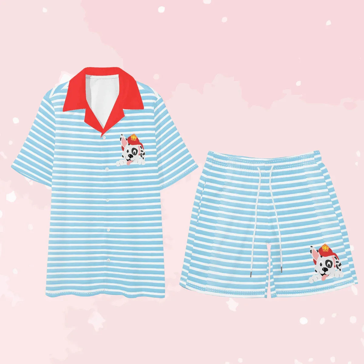 Borkin’ Blue Unisex Shortsie Set