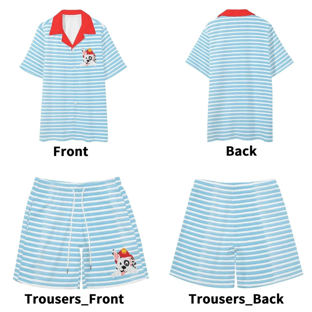 Borkin’ Blue Unisex Shortsie Set
