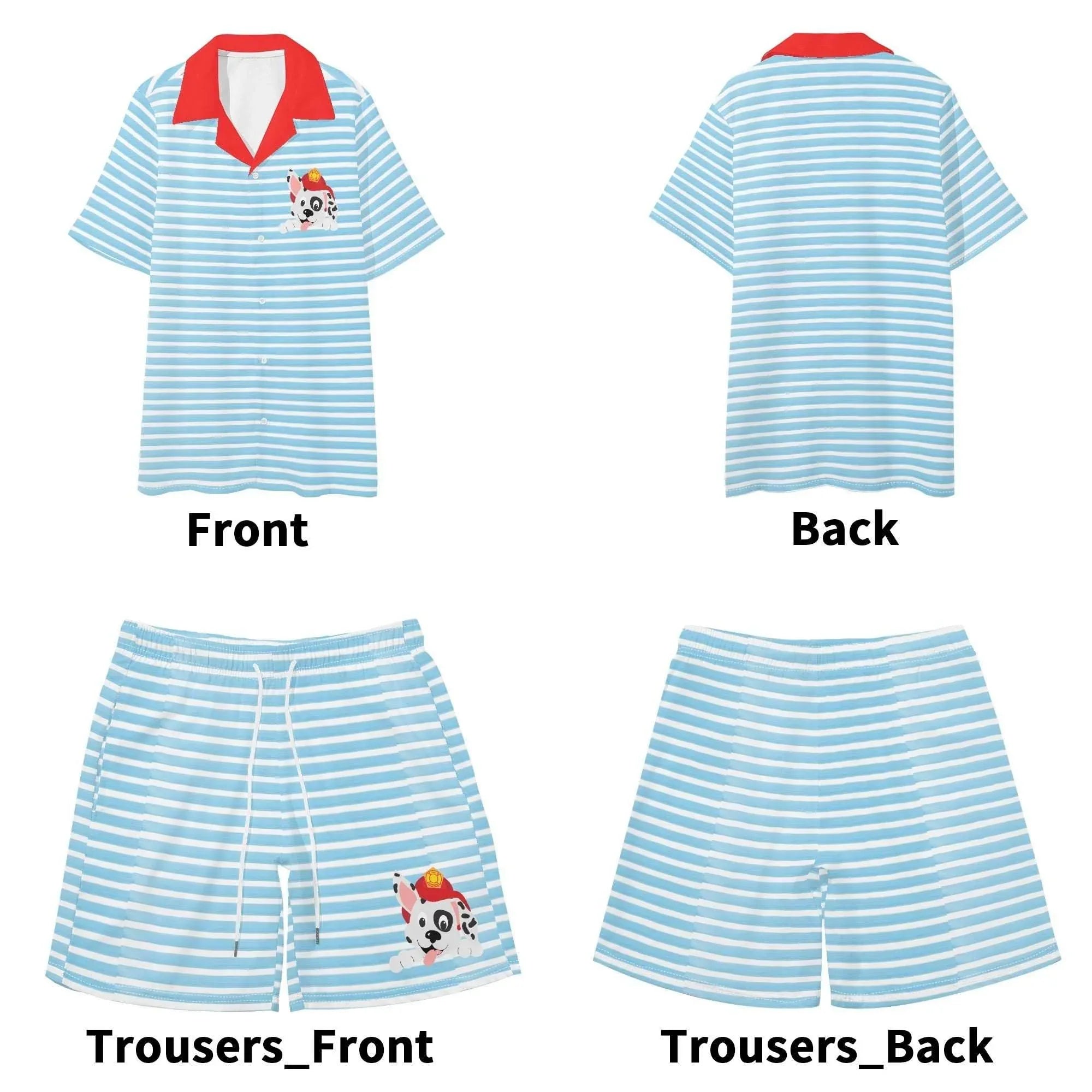 Borkin’ Blue Unisex Shortsie Set
