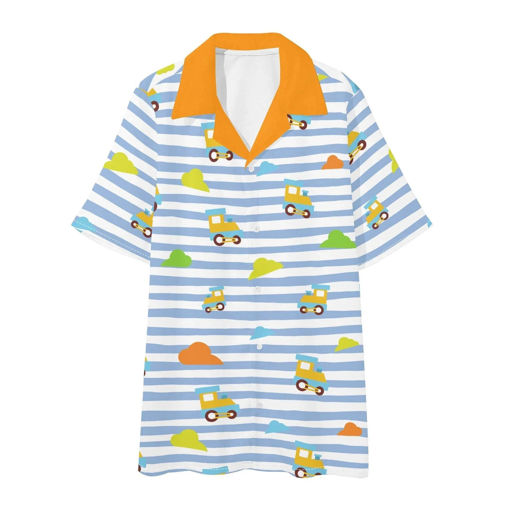 Choo-Choo Stripes Unisex Shorts Set