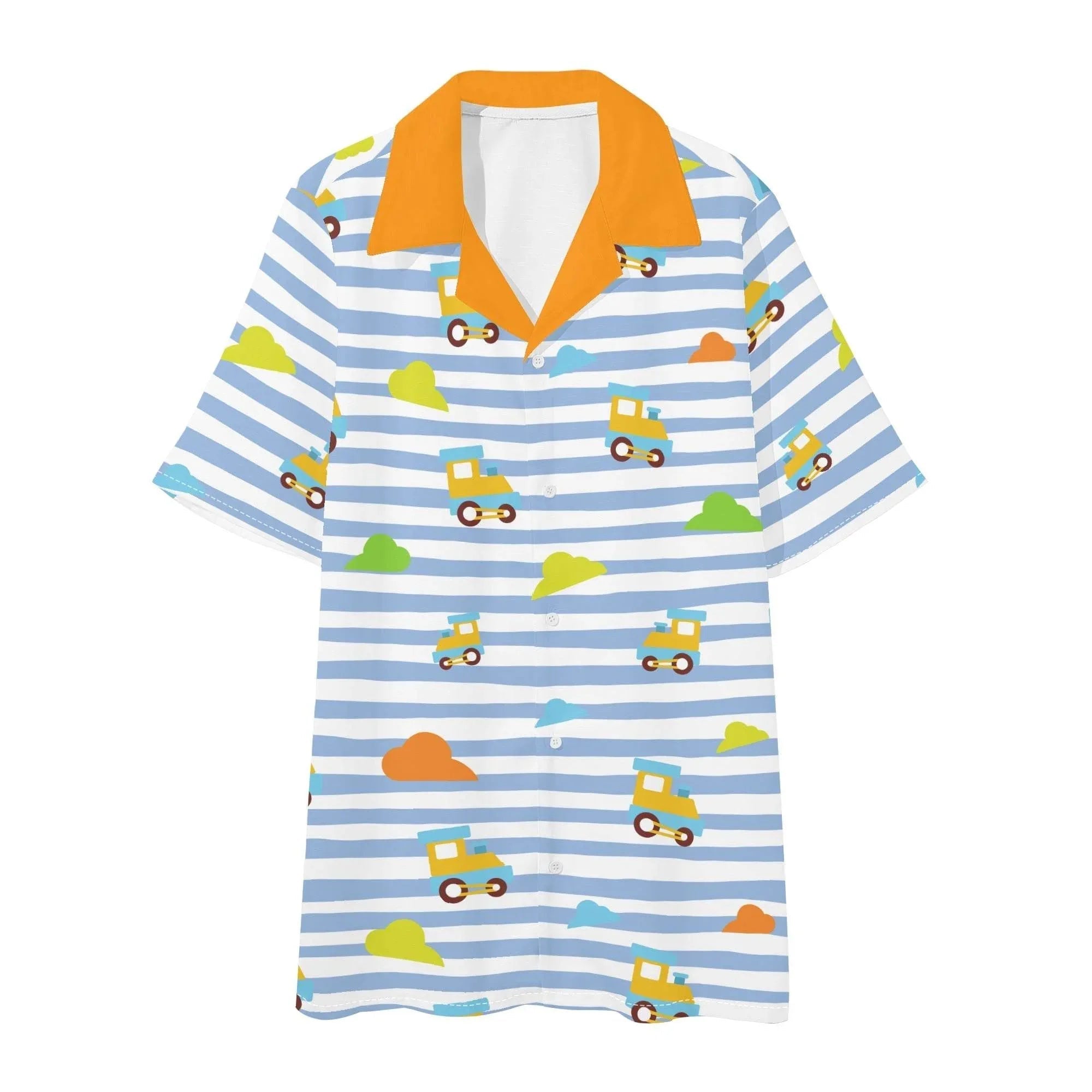 Choo-Choo Stripes Unisex Shorts Set