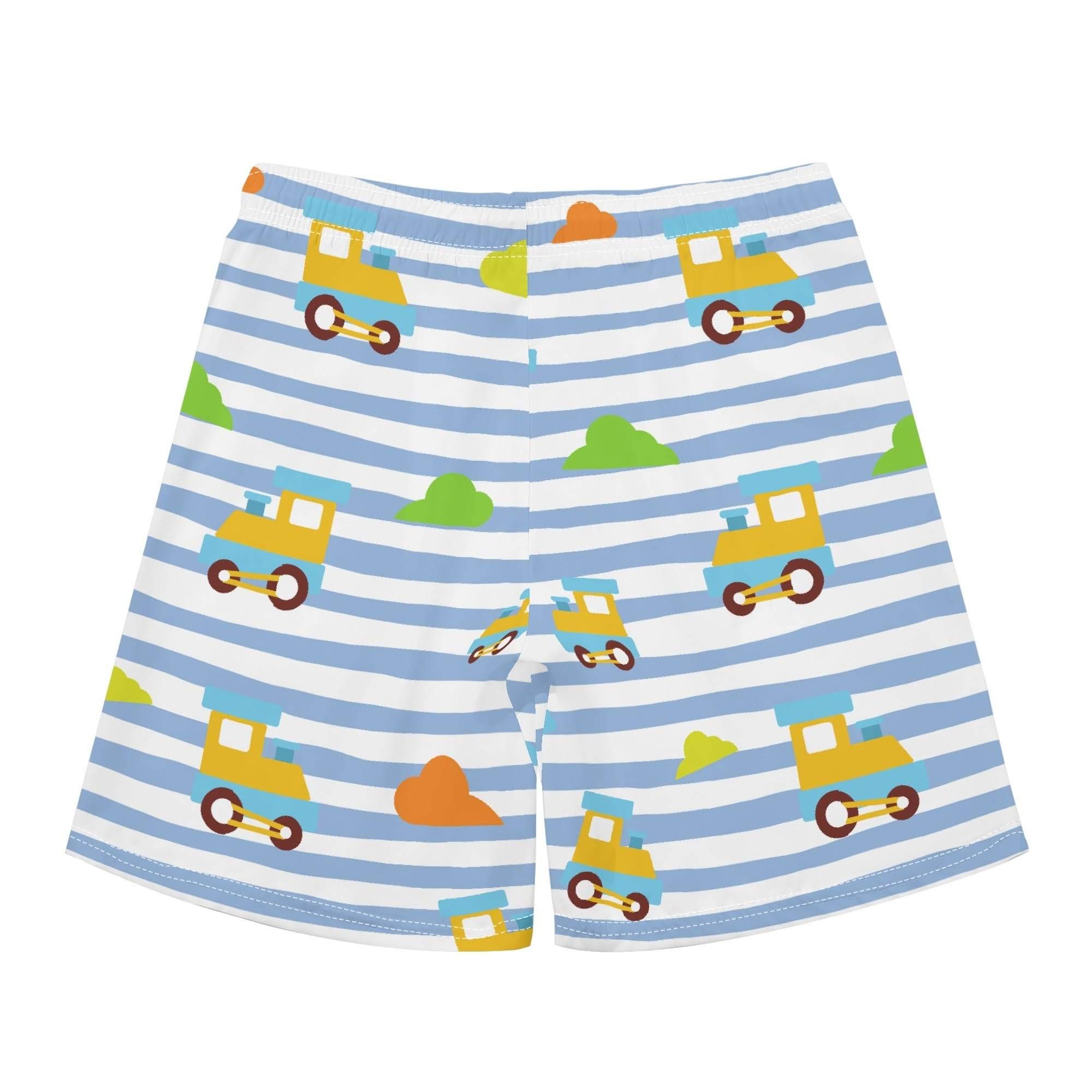 Choo-Choo Stripes Unisex Shorts Set