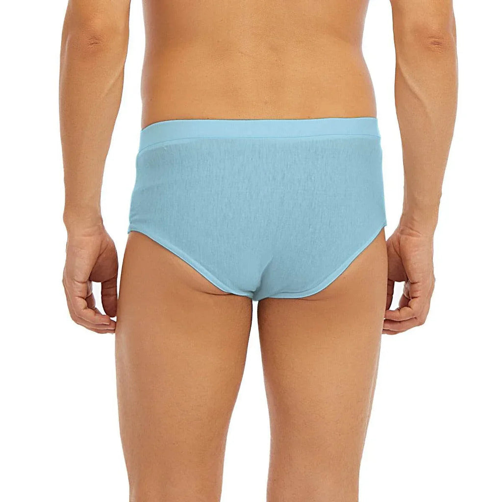 ABDL Baby Blue White Briefs
