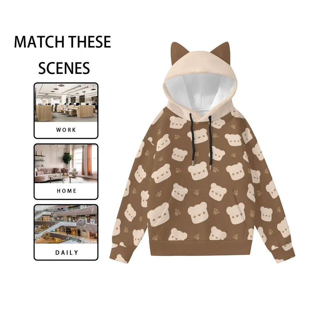 Cozy Cub Ears Unisex Hoodie