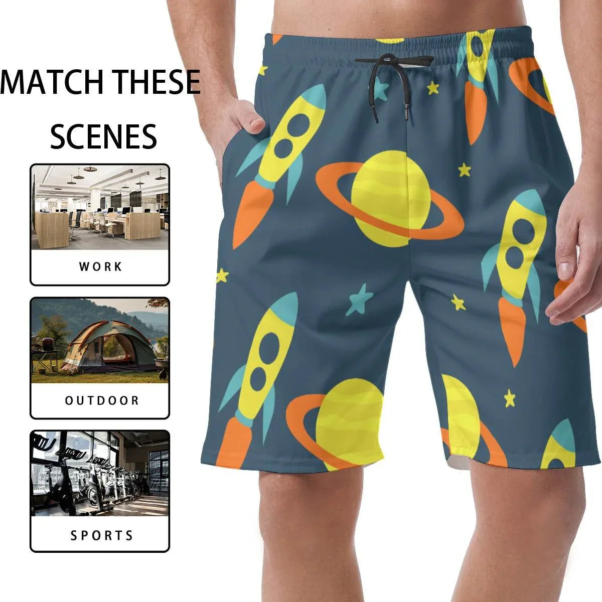 Cute Rockets Shorts
