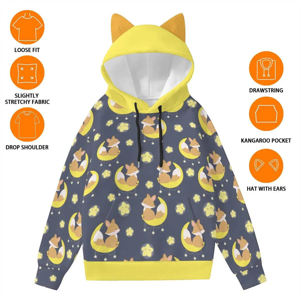 Foxy Lullaby Ears Hoodie