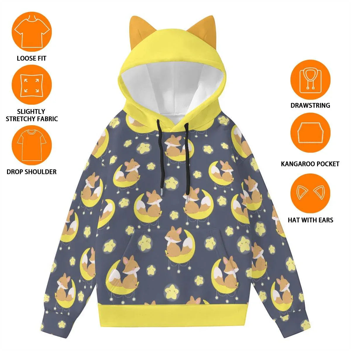 Foxy Lullaby Ears Hoodie