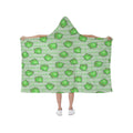 Leaping Froggie Fleece Hooded Blanket