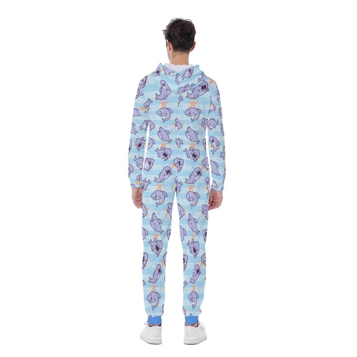Lil Finny Unisex Hooded Pajamas