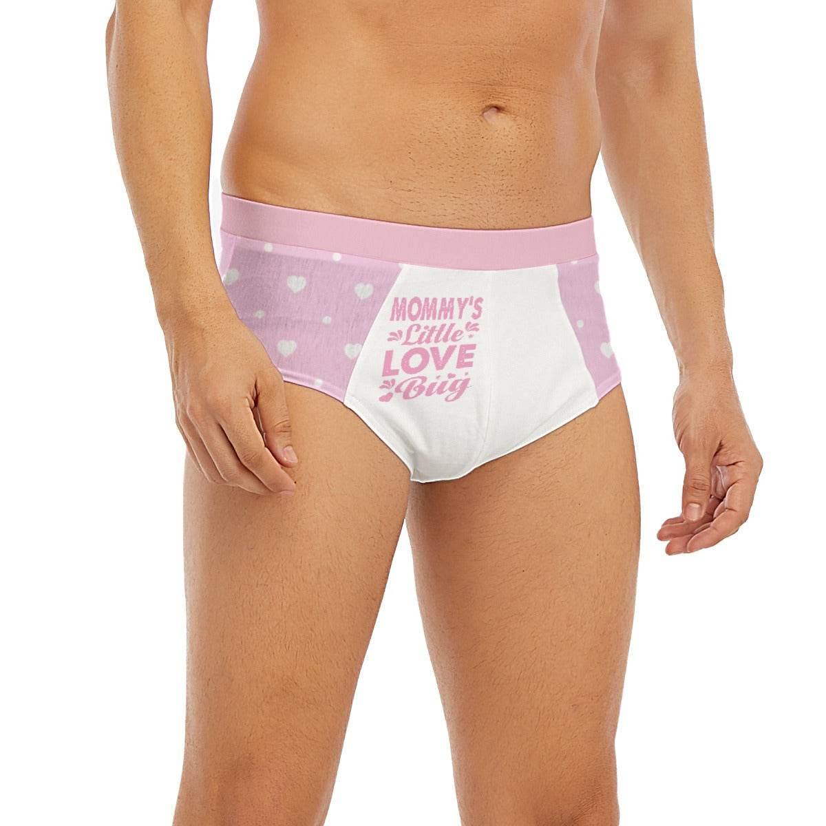 'Mommy's Little Love Bug' Pink White Briefs