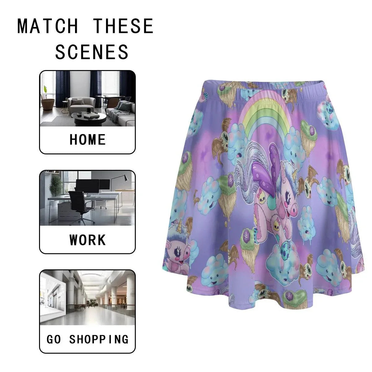 Pastel Dreamycorn Play Skirt