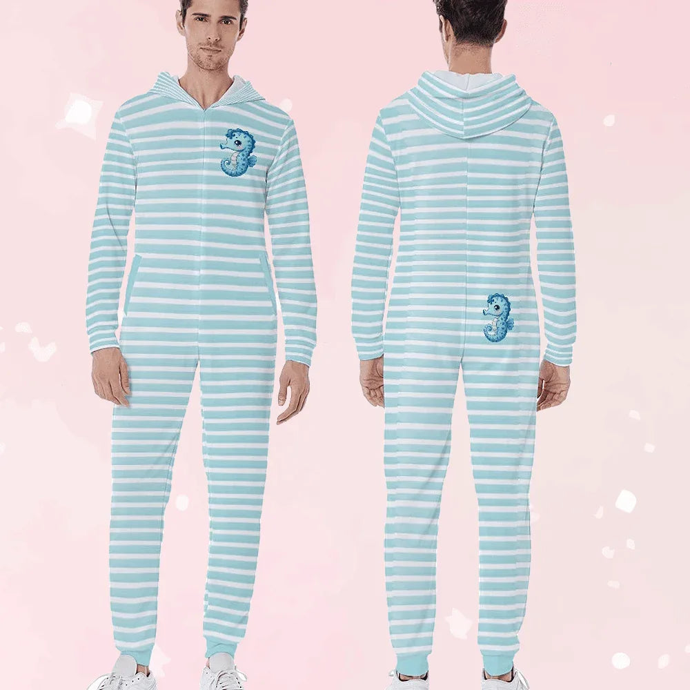 Sweet Lil Seahorse Hooded Pajamas