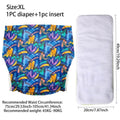 Cute Ice Silk ABDL Cloth Diapers (Colors)
