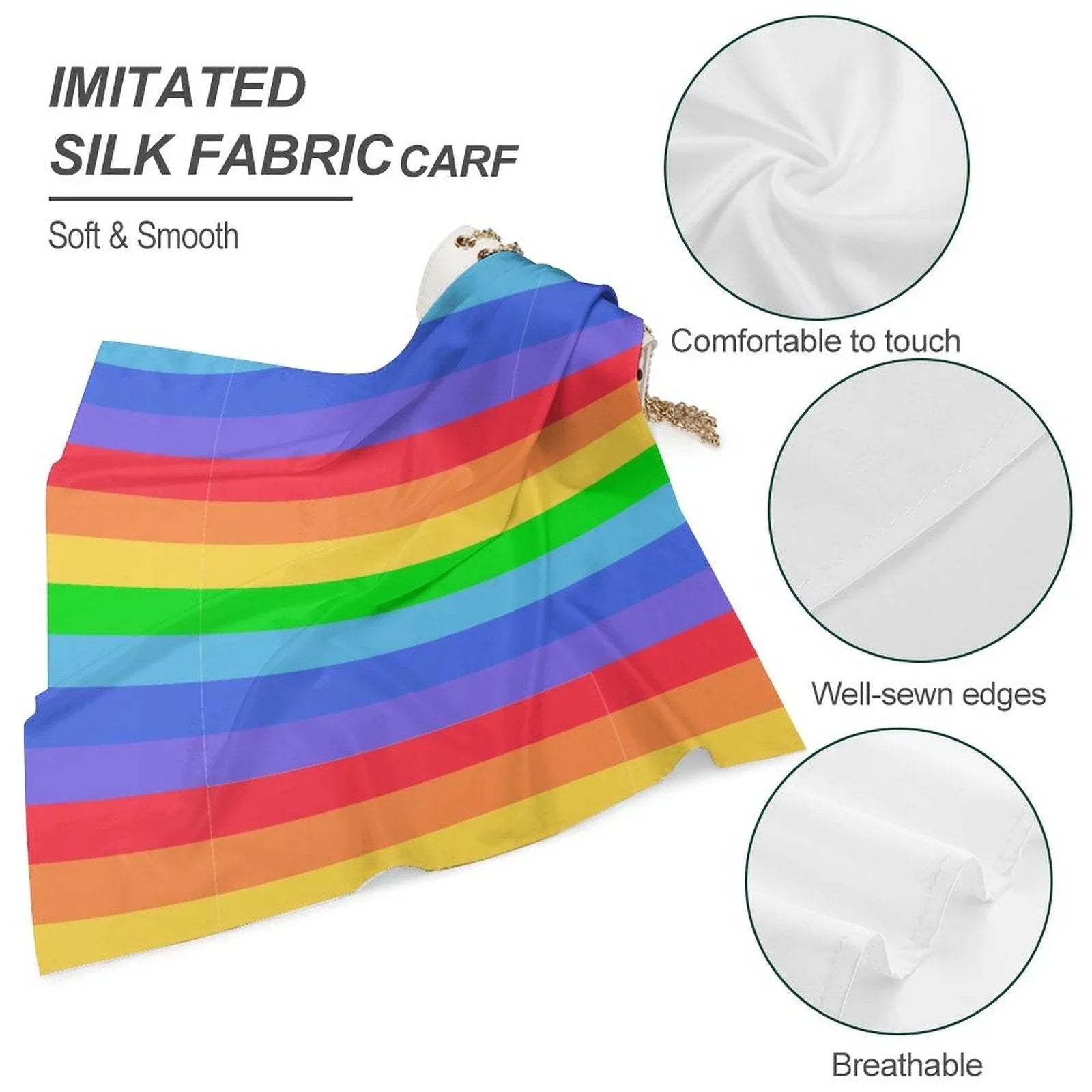 Rainbow Breeze Bandana Bib