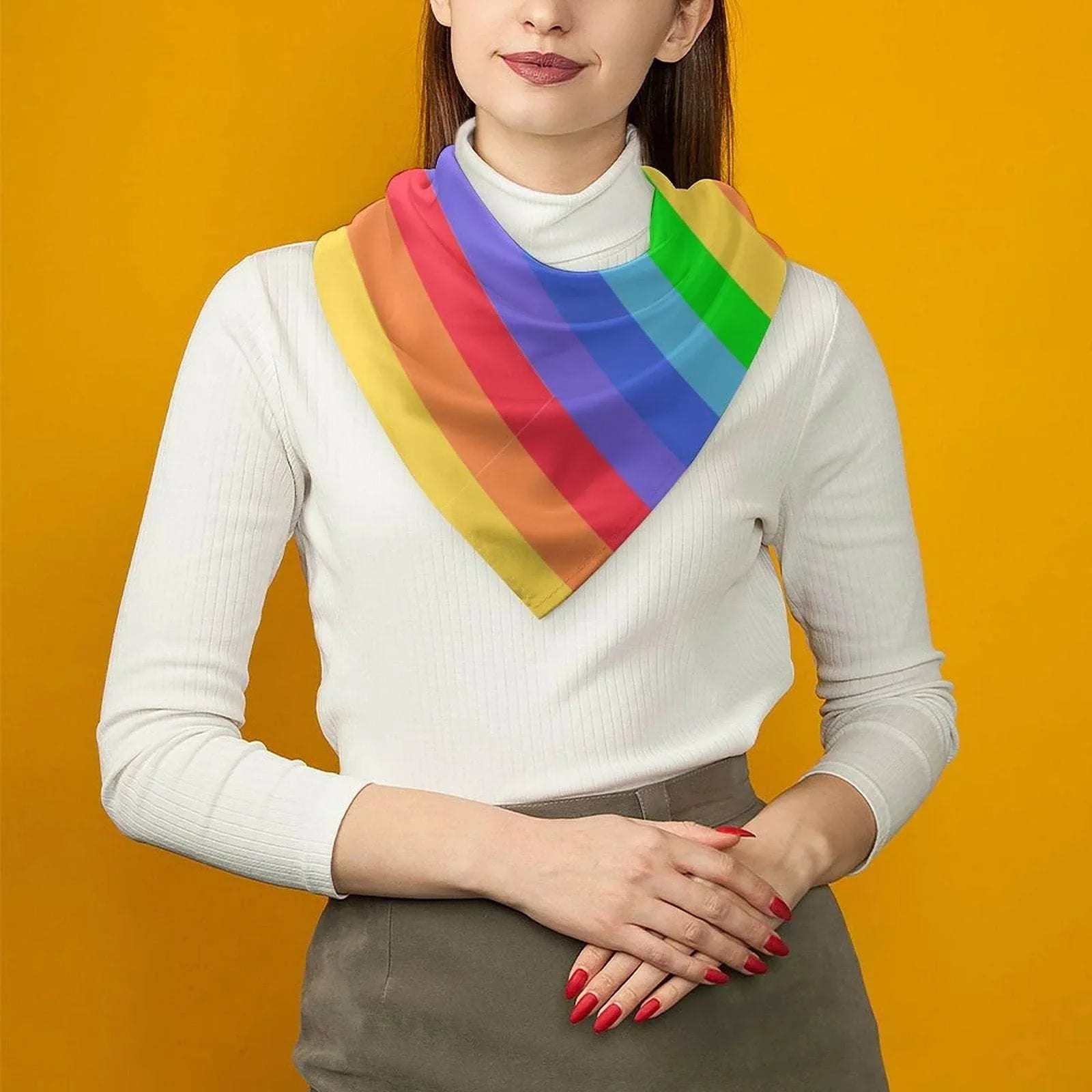 Rainbow Breeze Bandana Bib