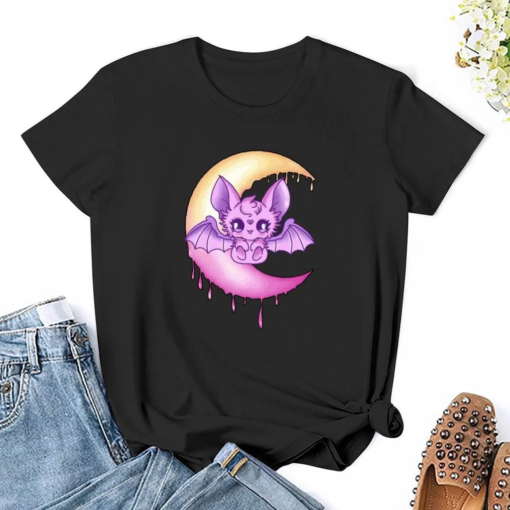 Moonlit Batty Baby Unisex Cotton Tee (Colors)