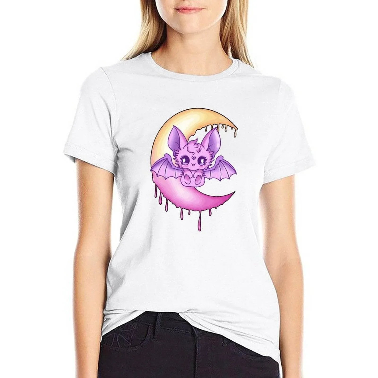 Moonlit Batty Baby Unisex Cotton Tee (Colors)