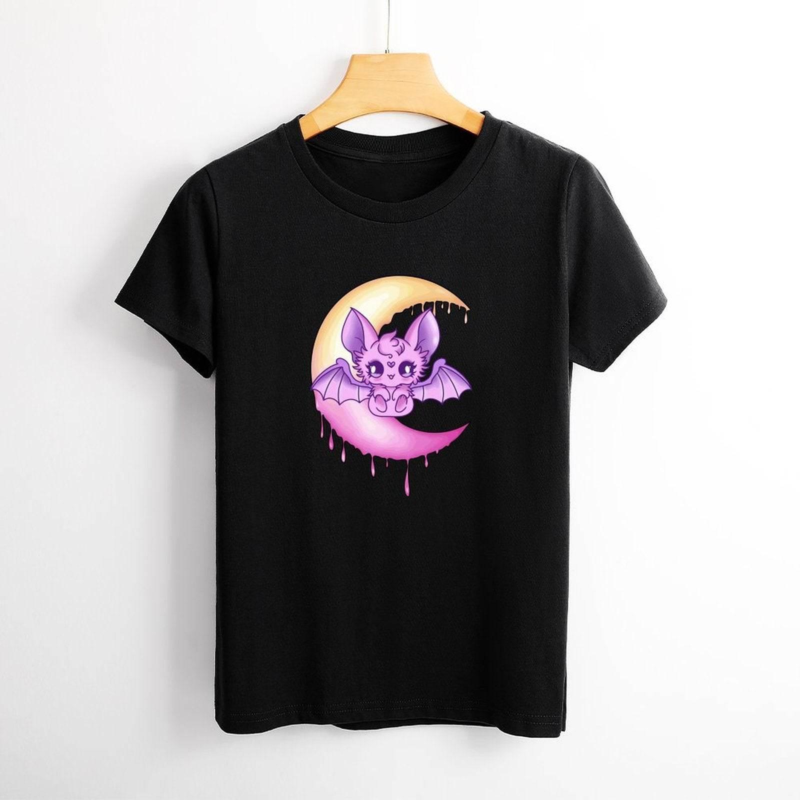 Moonlit Batty Baby Unisex Cotton Tee (Colors)