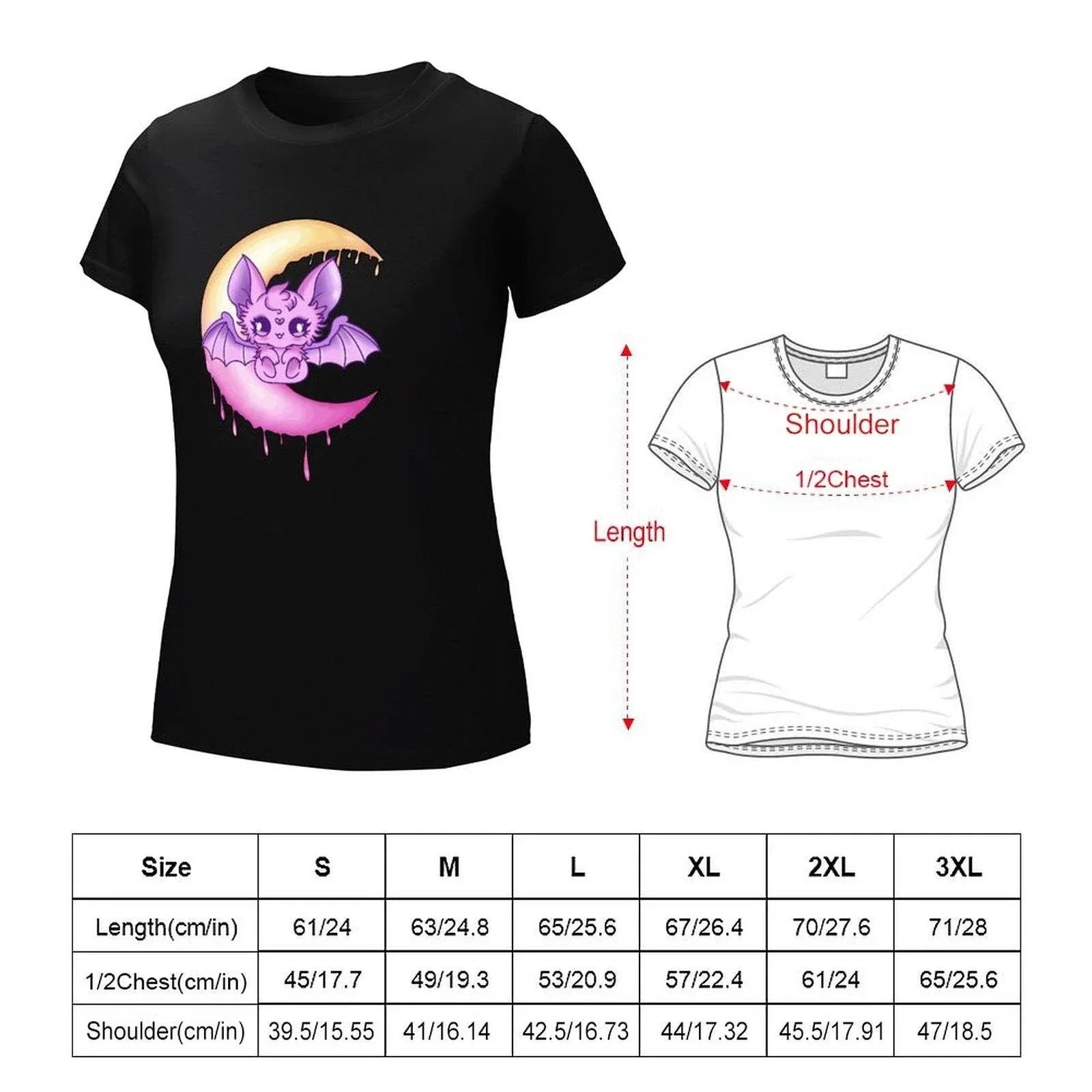 Moonlit Batty Baby Unisex Cotton Tee (Colors)