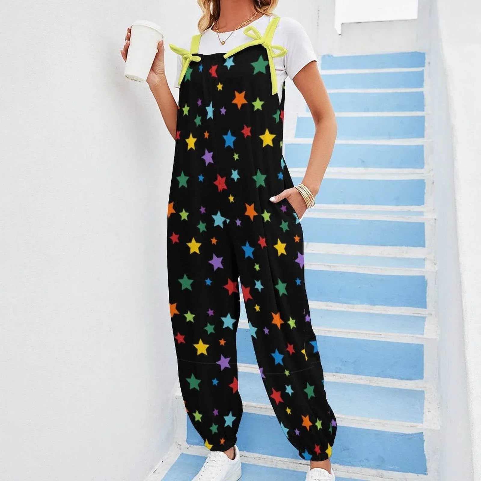 Neon Stars Little Jumper