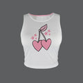 Heart Cherries Tank Top