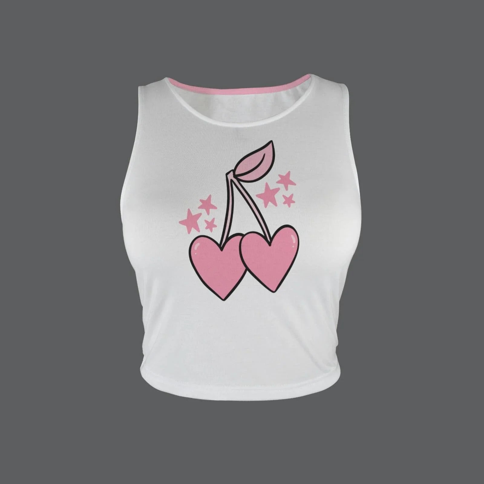 Heart Cherries Tank Top