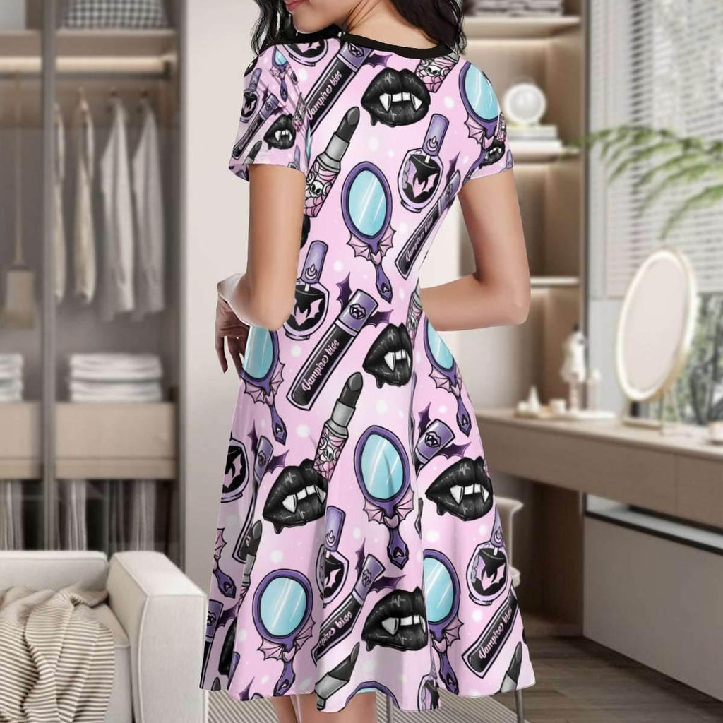 Glam Goth Pastel Play Dress