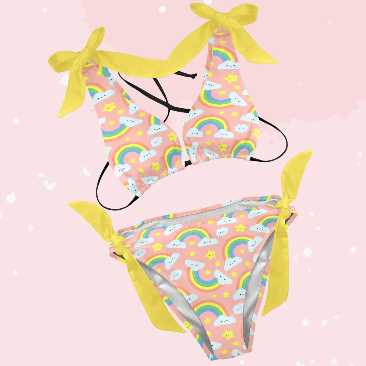 Rainbow Daze Ruffle Bikini
