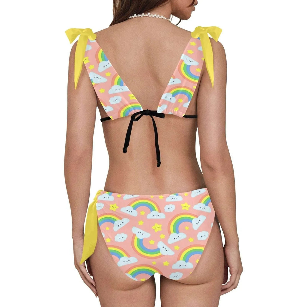 Rainbow Daze Ruffle Bikini