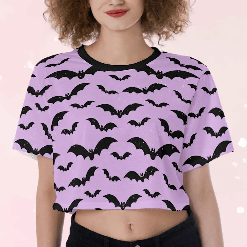 Batsy Dreams Crop Top