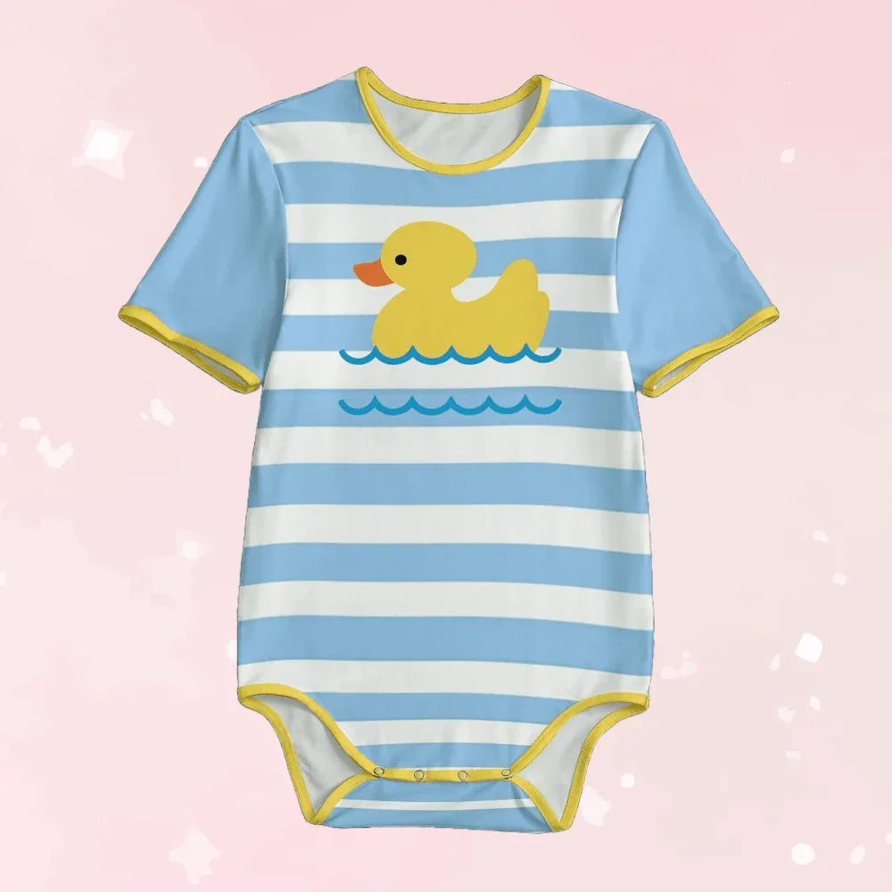 Blue Rubber Duckie Adult Unisex CuddleSuit