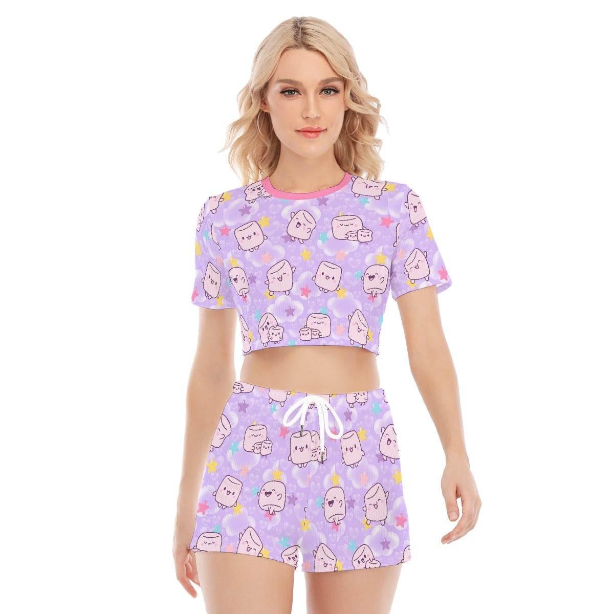 Dreamy Puff 2Pcs Shorts Set
