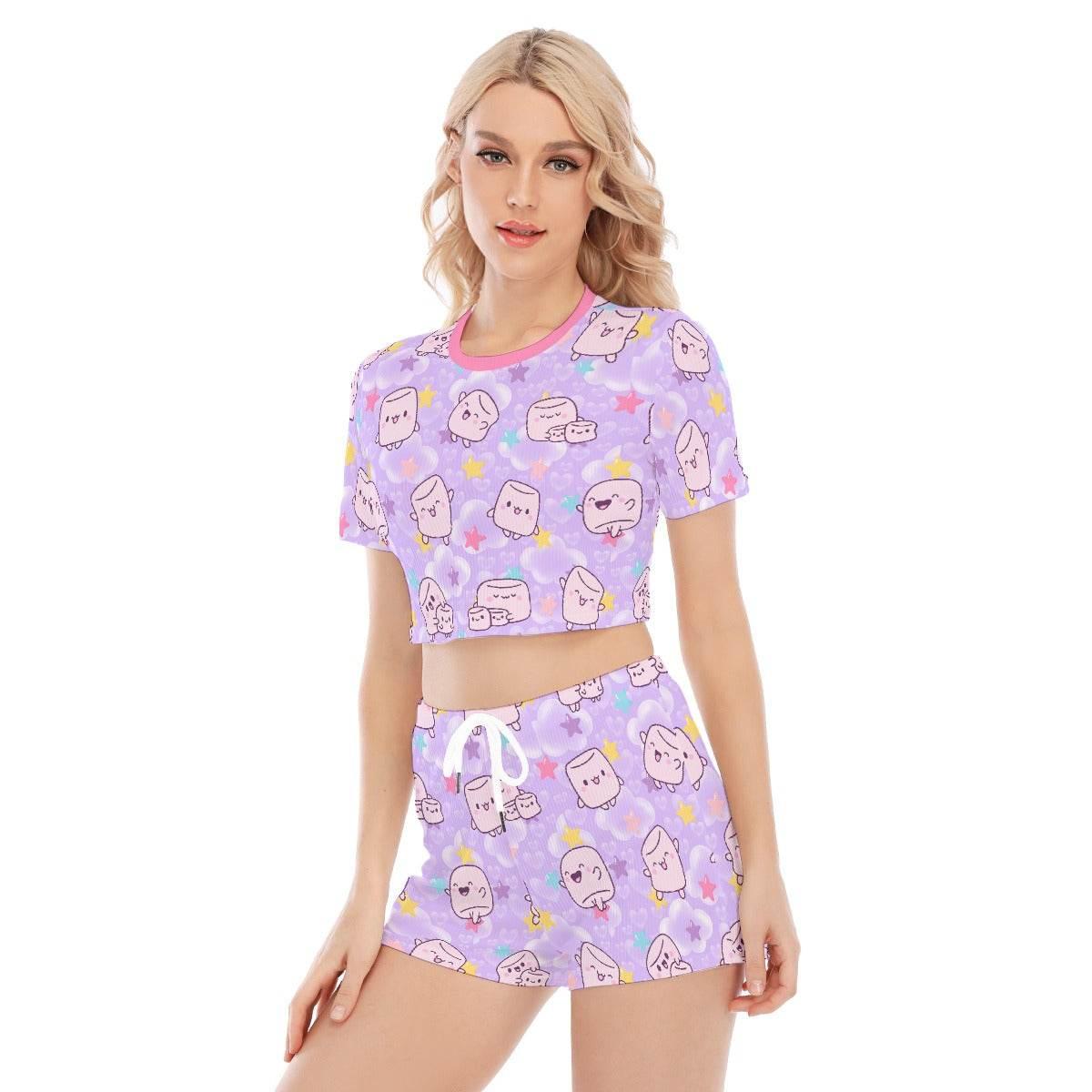 Dreamy Puff 2Pcs Shorts Set