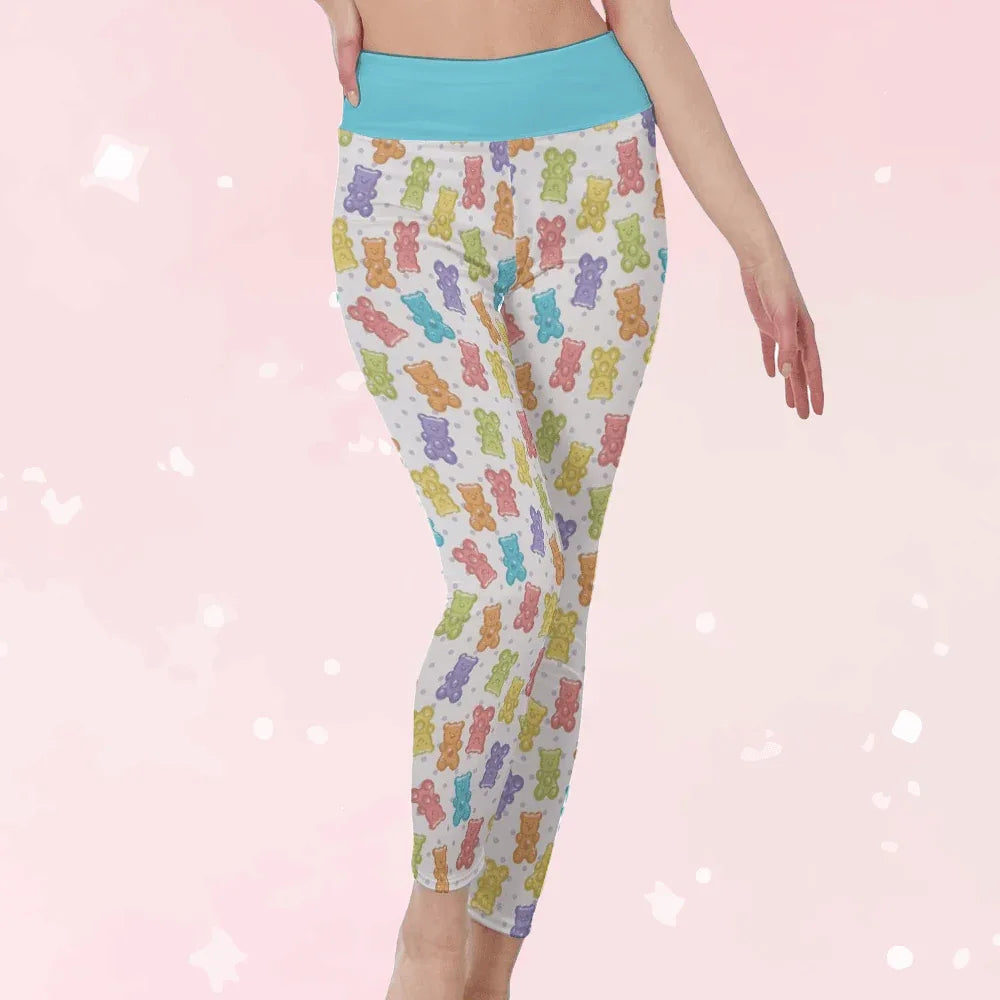 Gummy Bears High Waisted Leggings