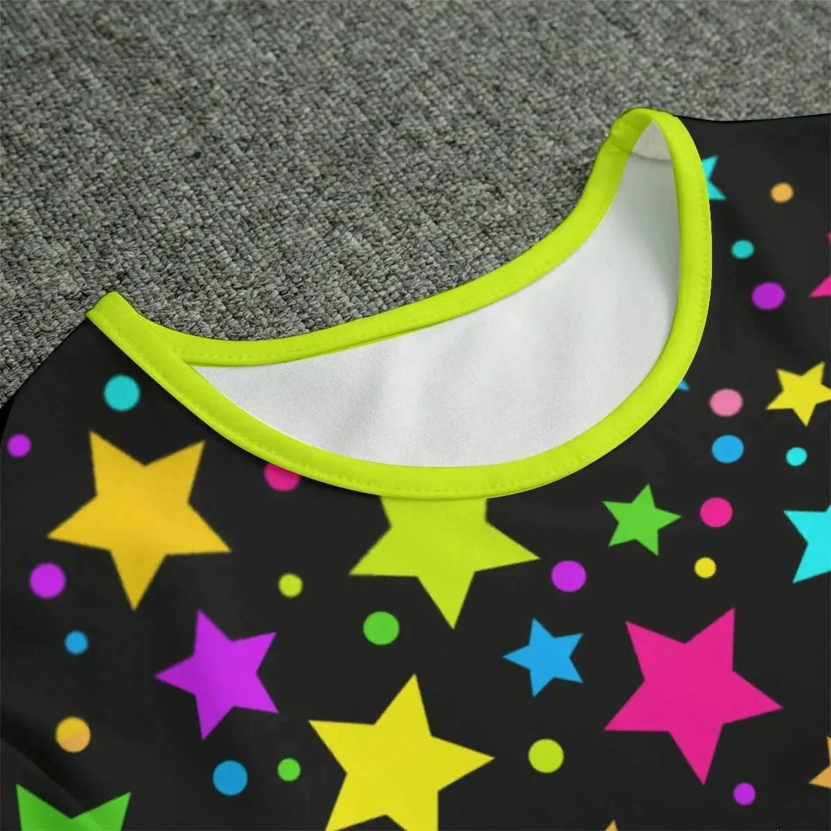 Neon Stars Adult Unisex CuddleSuit