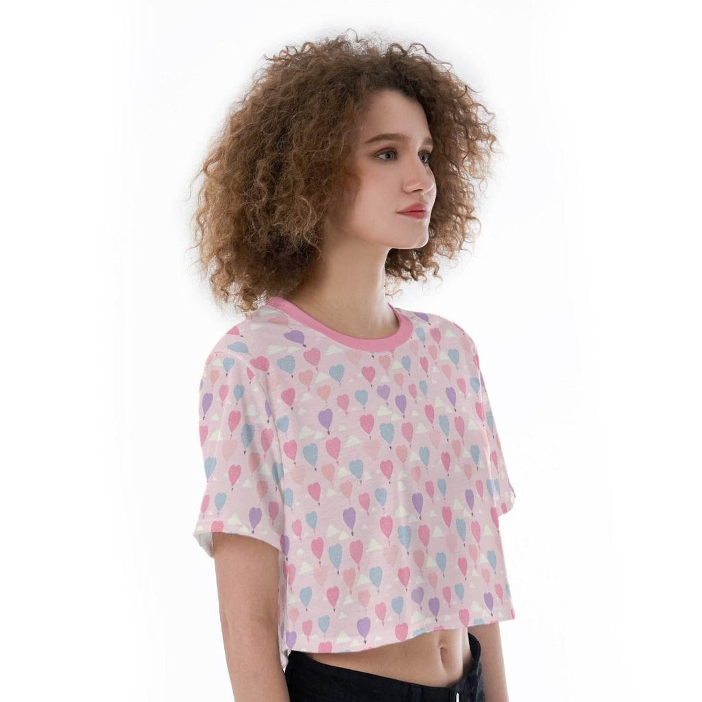 Pastel Balloons Crop Top