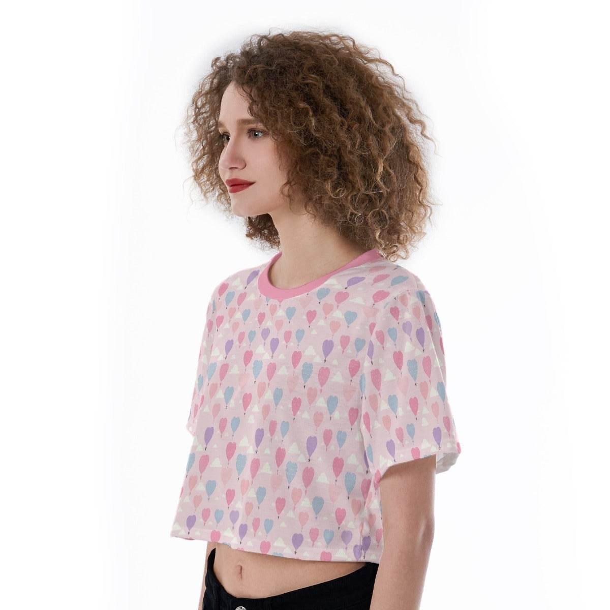 Pastel Balloons Crop Top