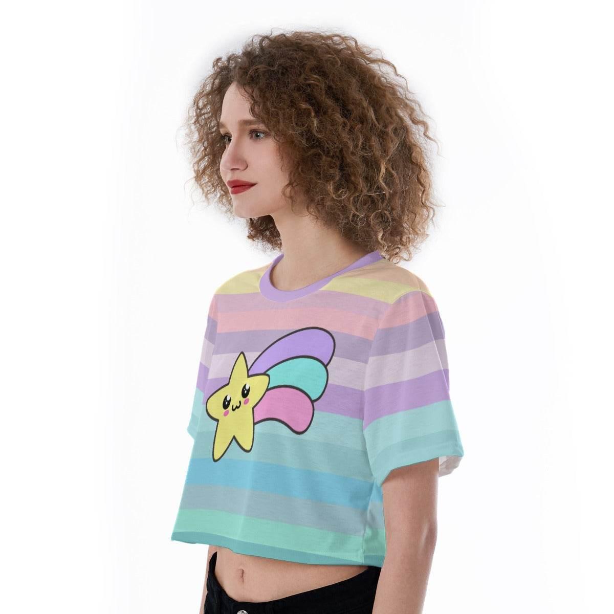 Pastel Dreambow Crop Top