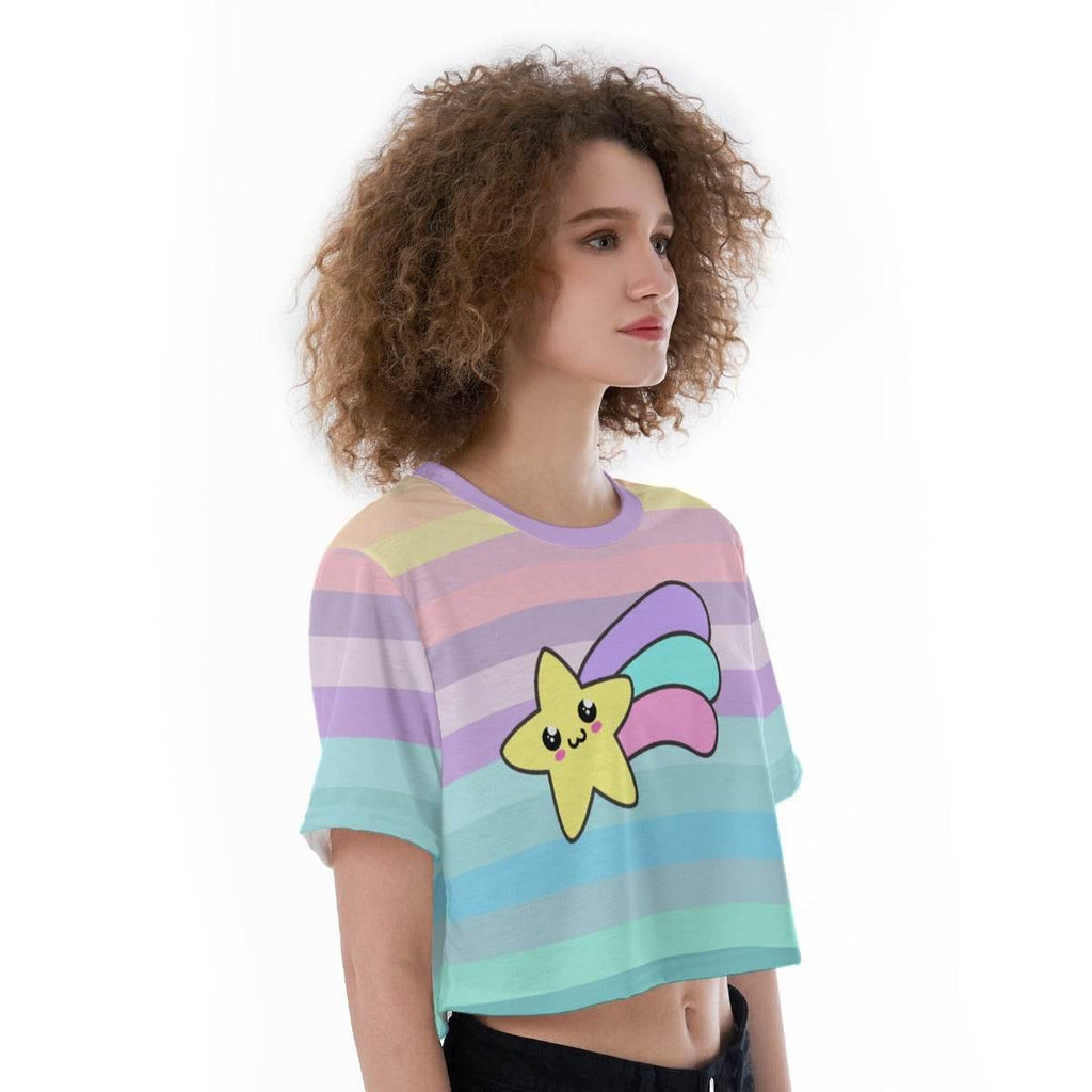 Pastel Dreambow Crop Top