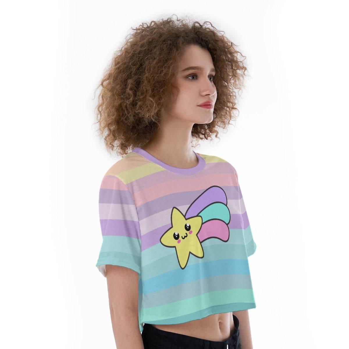 Pastel Dreambow Crop Top