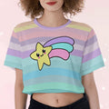 Pastel Dreambow Crop Top