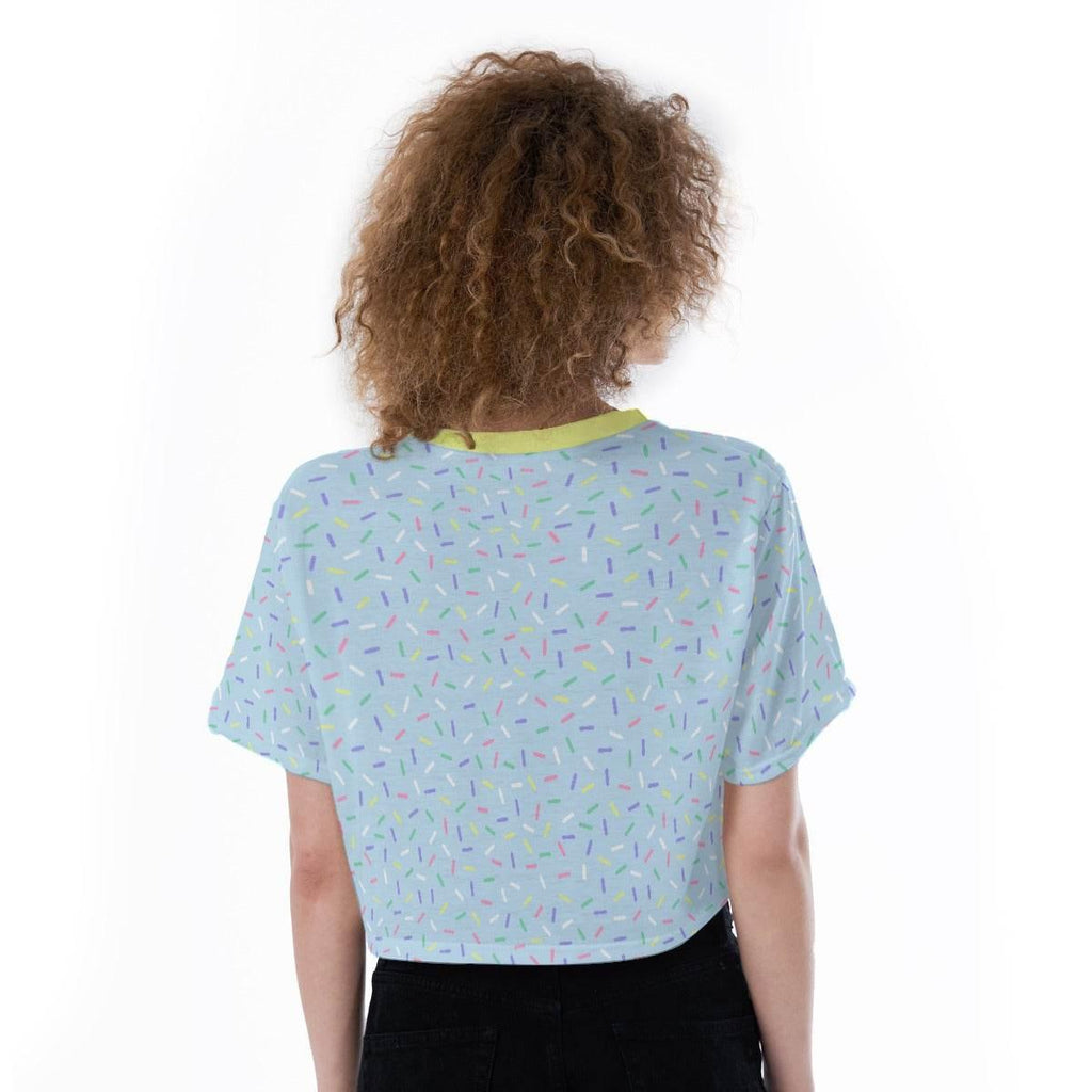 Pastel Sprinkles Crop Top