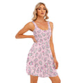 Pink Snugglephant Skater Dress